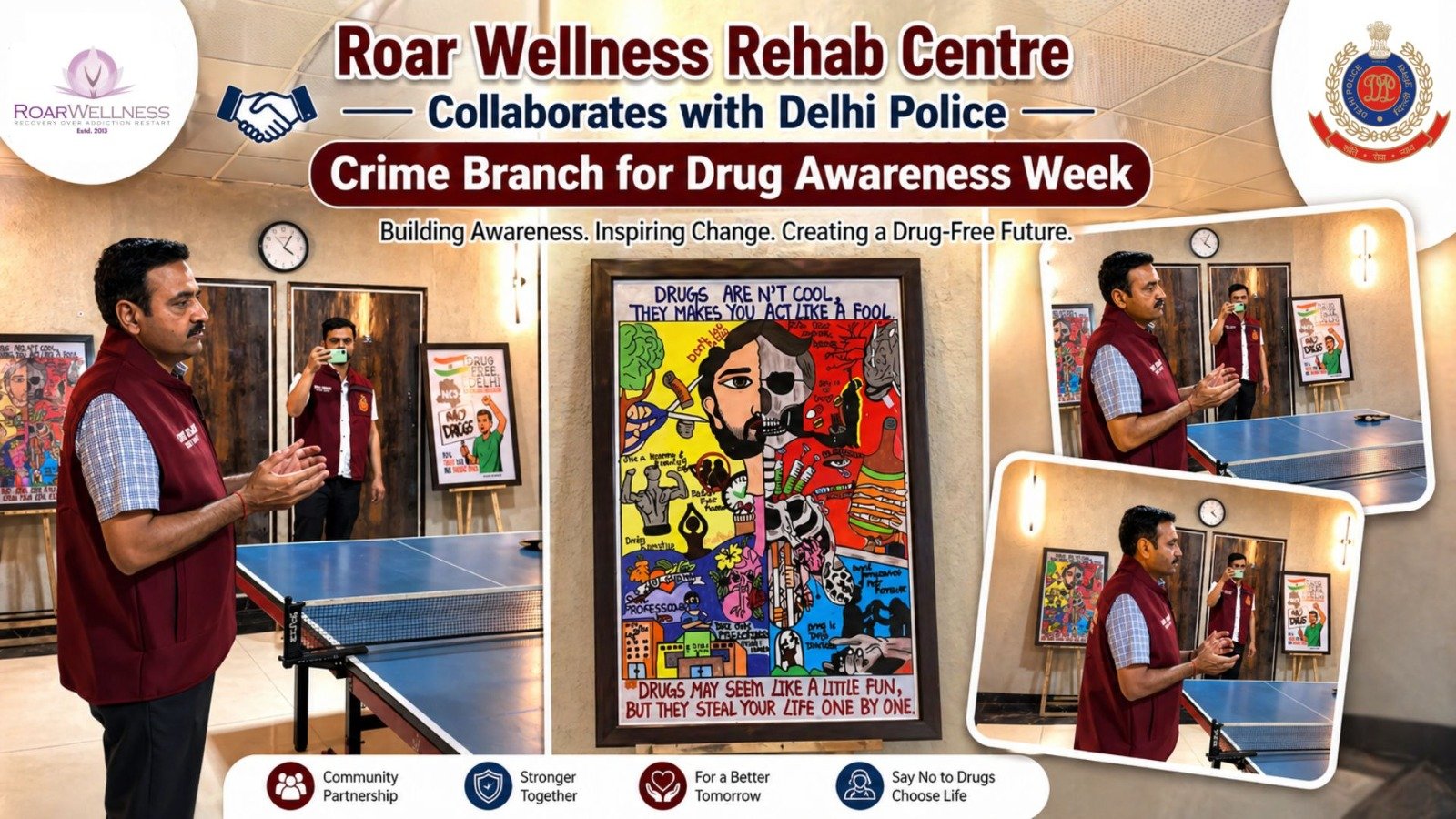 Drug Awareness initiative roar wellness rehab centre
